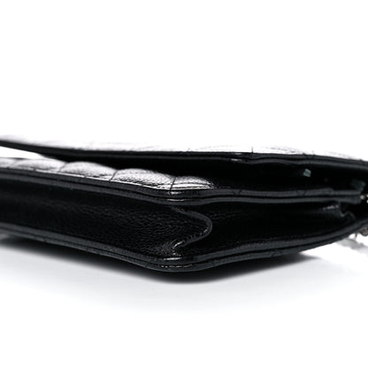 Chanel Caviar Quilted Wallet On Chain WOC Black 10 of 14