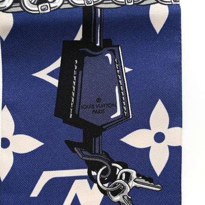 Louis Vuitton Silk Monogram Escale Confidential Bandeau Blue 3 of 3