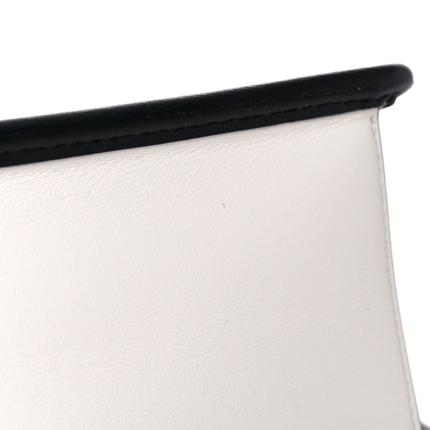 Vitello Century Velvet F is Fendi FF Embroidered Small Kan I Shoulder Bag White Black