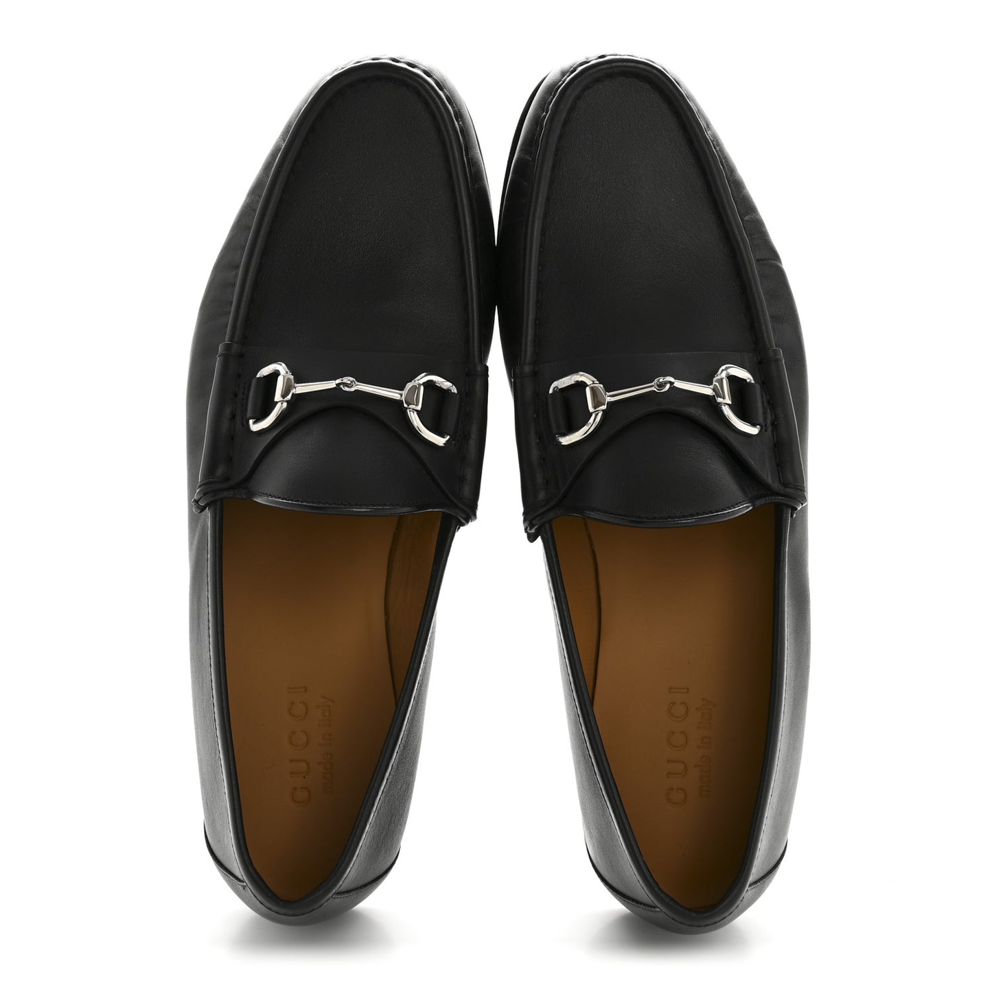 Road Calfskin Mens Horsebit Loafers 10.5 Black