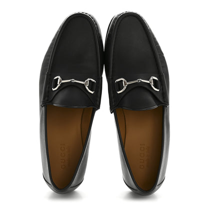 Gucci Road Calfskin Mens Horsebit Loafers 10.5 Black 2 of 11