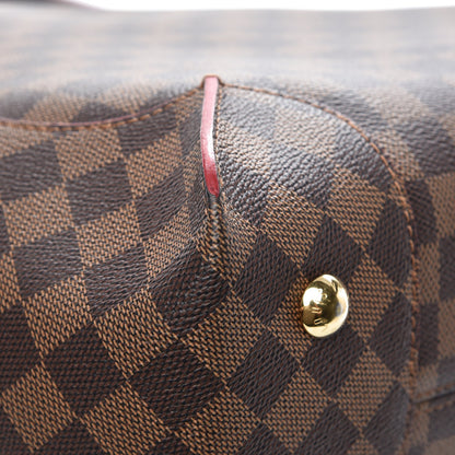 Louis Vuitton Damier Ebene Caissa Hobo Cherry 12 of 14