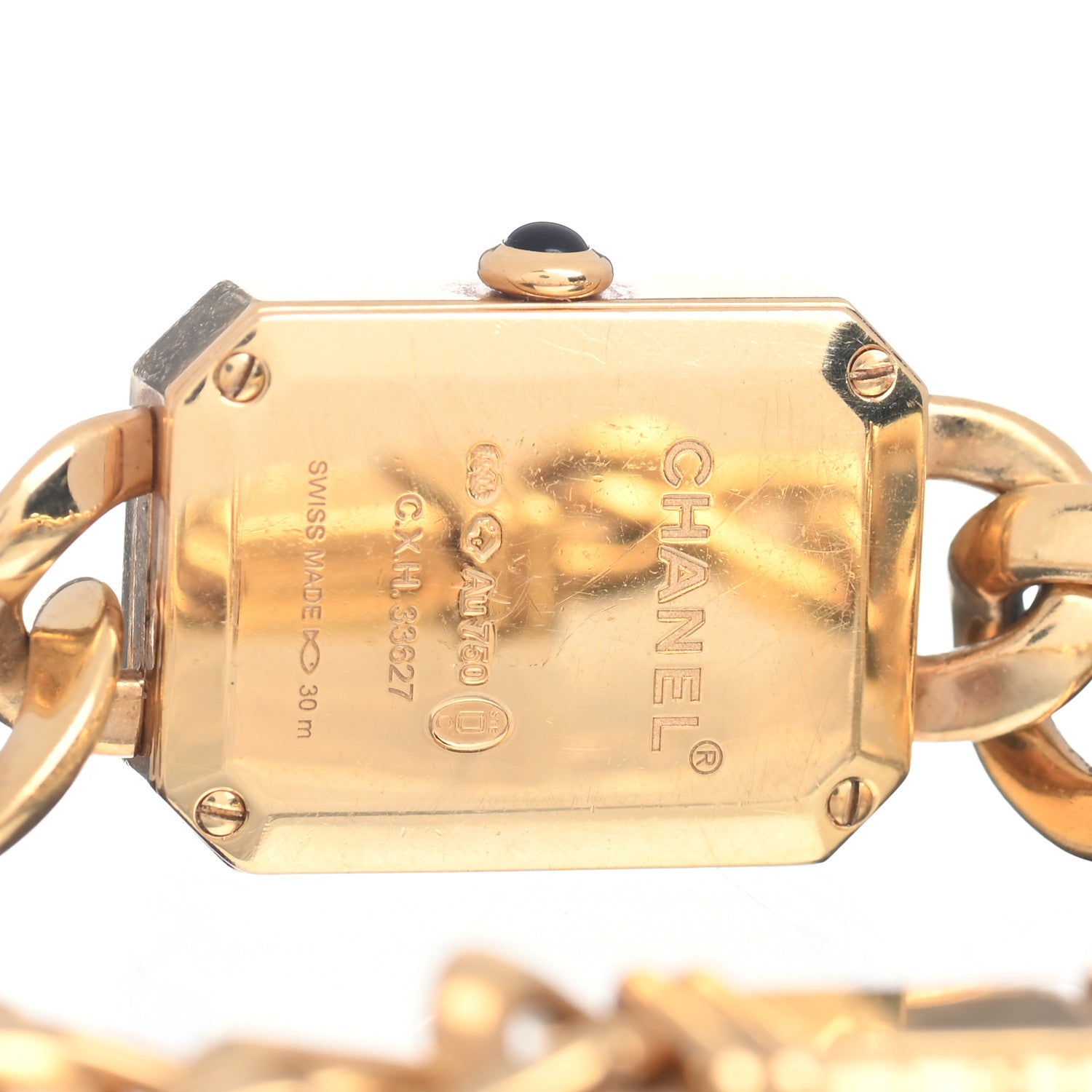 Chanel 18K Yellow Gold 16mm Chain Premiere Quartz Watch 4 of 4