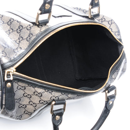 Gucci Crystal Monogram Medium Joy Boston Black 5 of 7