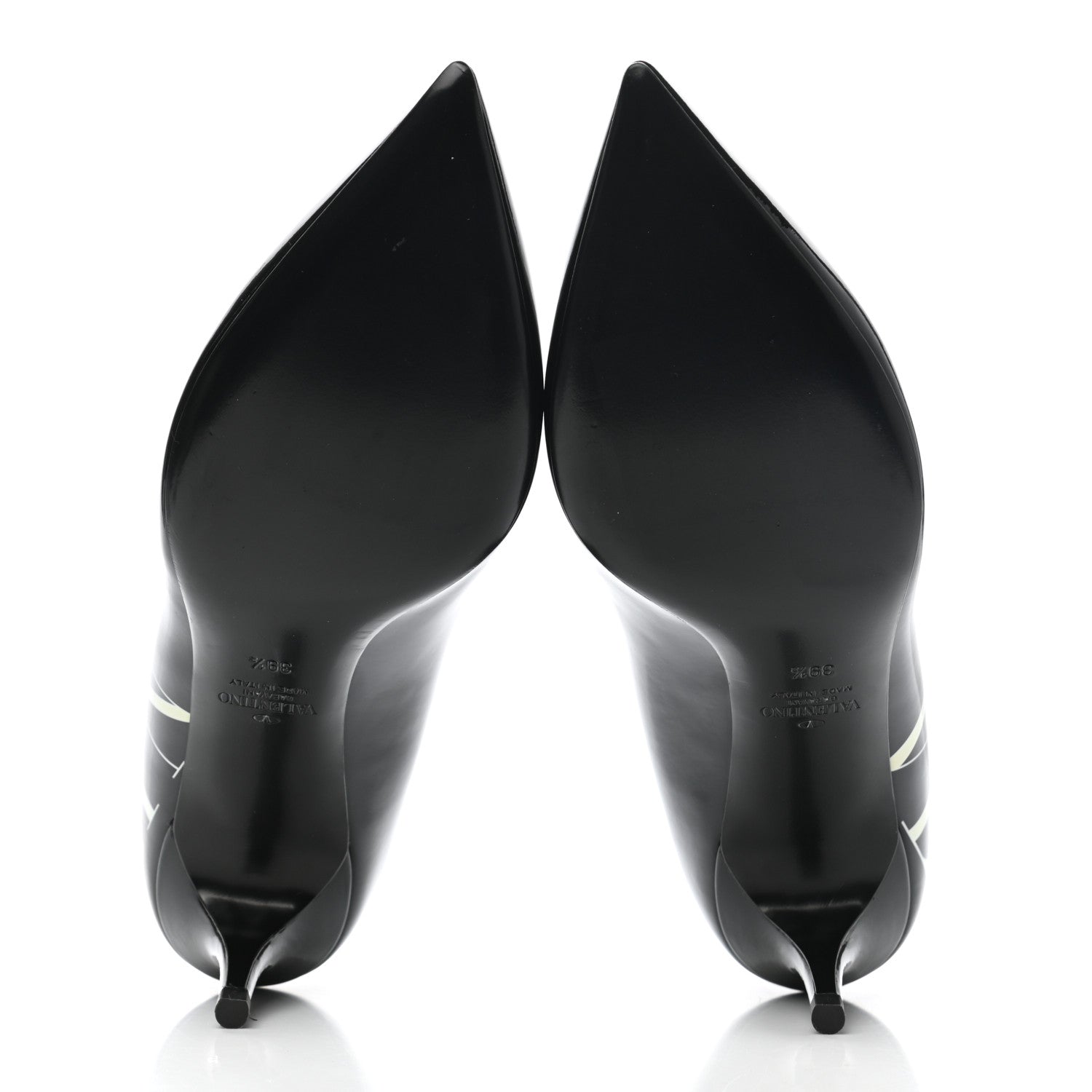 Valentino Garavani Patent VLTN Pumps 39.5 Black 5 of 10