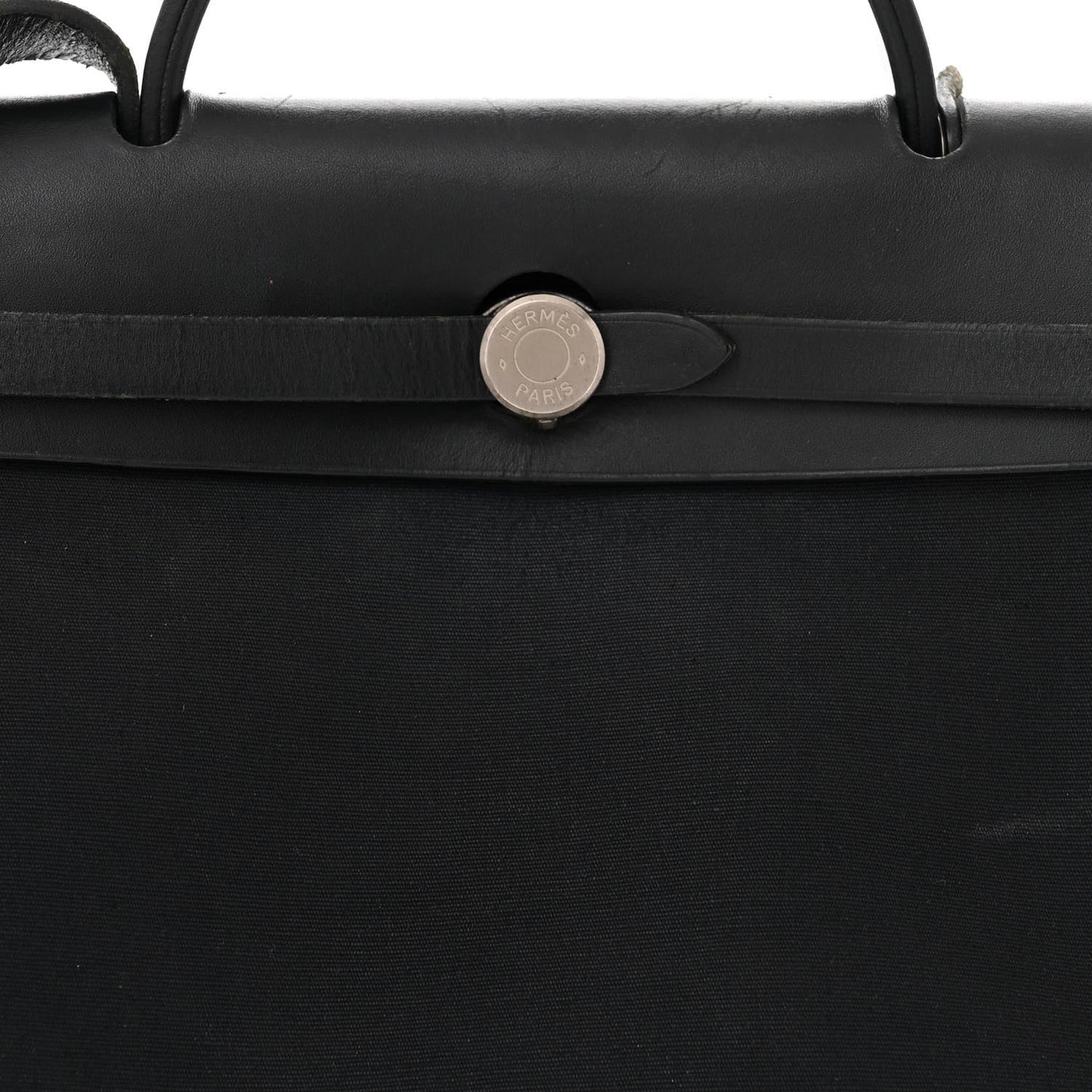 Toile Vache Calfskin Herbag 30 Black