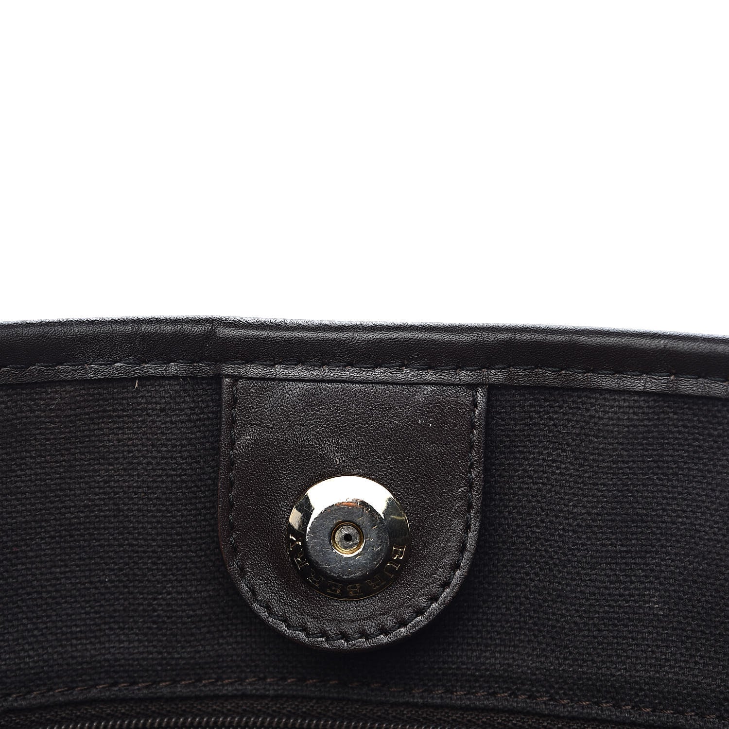 Burberry Haymarket Check Tote Chocolate 8 of 12