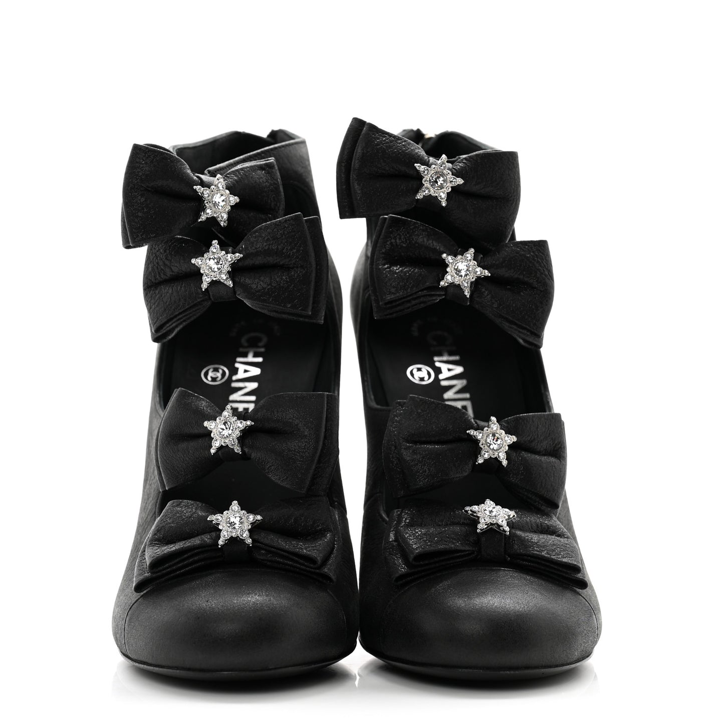 Buffalo Glitter Crystal Star Pumps 39 Black