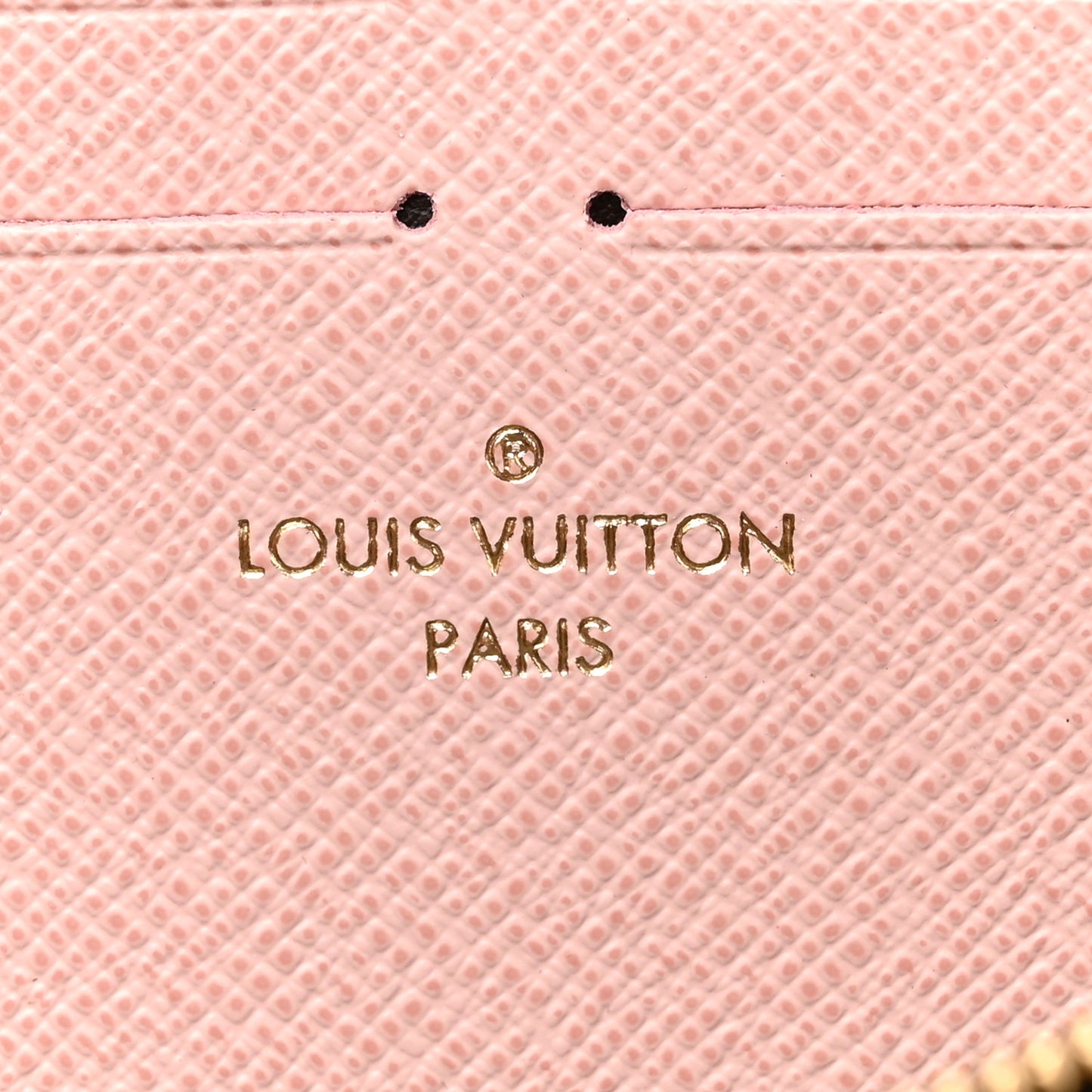 Monogram Clemence Wallet Rose Ballerine