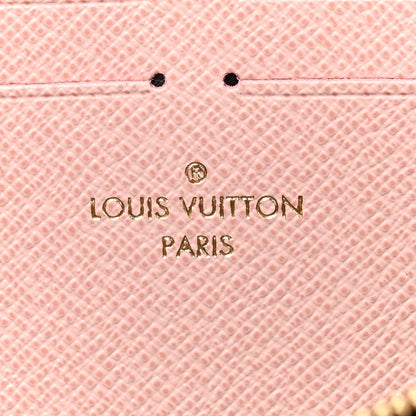 Louis Vuitton Monogram Clemence Wallet Rose Ballerine 6 of 7