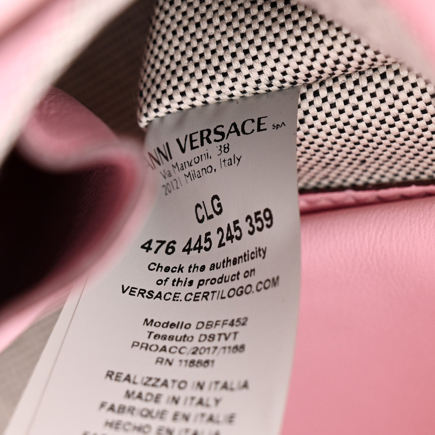 Calfskin Medium Palazzo Empire Bag Pink
