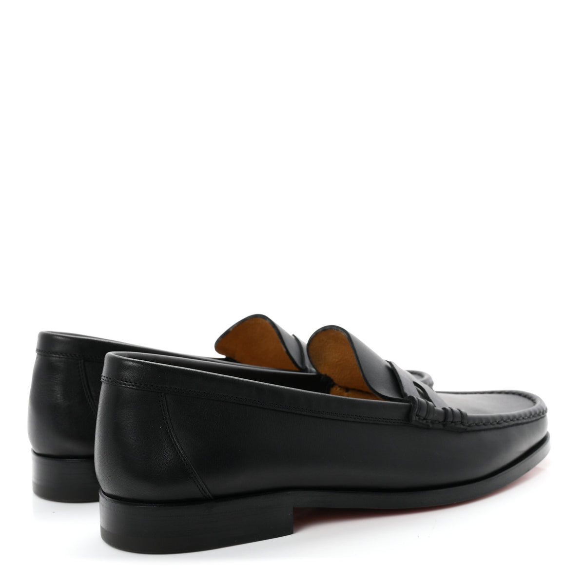 Hermes Calfskin Mens Kennedy Loafers 40.5 Black 5 of 8