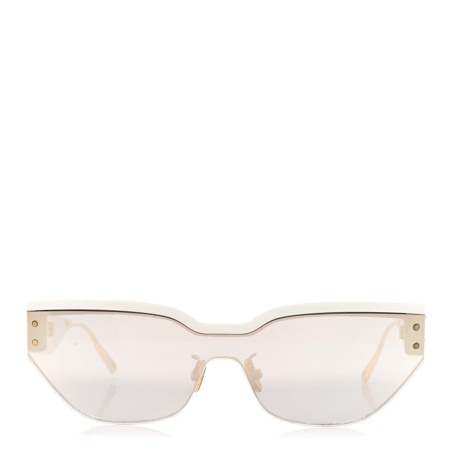 Christian Dior Acetate DiorClub M3U Cat Eye Mask Sunglasses White 2 of 7