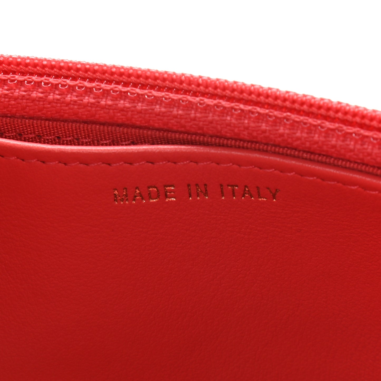 Caviar Quilted CC Filigree Wallet On Chain WOC Coral
