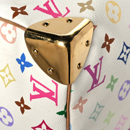 Louis Vuitton Monogram Multicolor Speedy 30 White 8 of 16