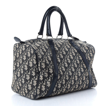 Christian Dior Monogram Boston Navy Blue 3 of 15