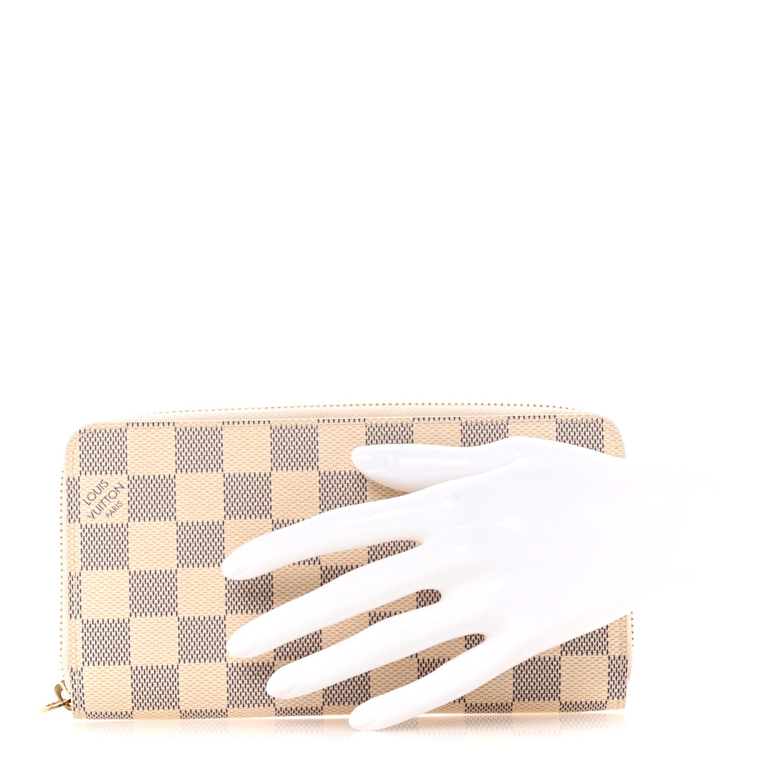 Louis Vuitton Damier Azur Zippy Wallet 2 of 16