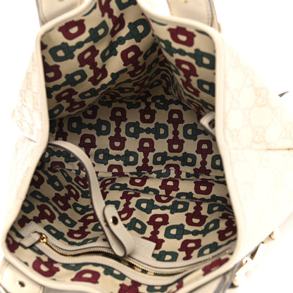 Gucci Guccissima Small Pelham Shoulder Bag Off White 4 of 13