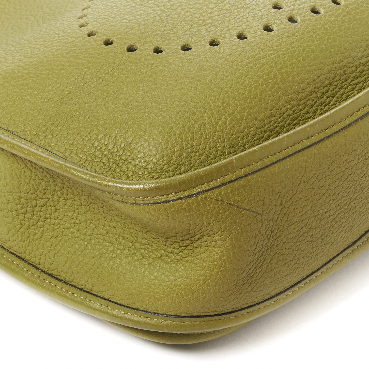 Hermes Taurillon Clemence Evelyne II PM Vert Chartreuse 5 of 8