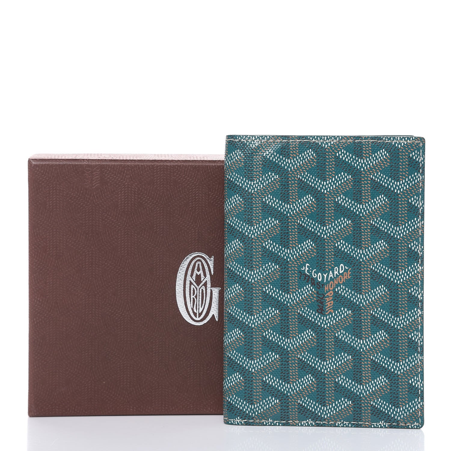 Goyard Goyardine Passport Wallet Green 7 of 8