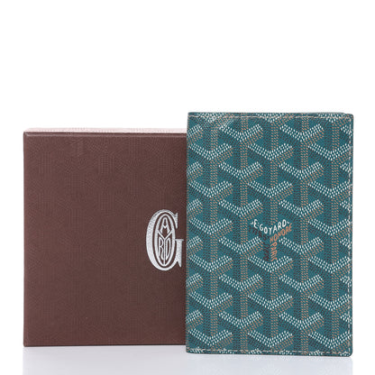 Goyard Goyardine Passport Wallet Green 7 of 8