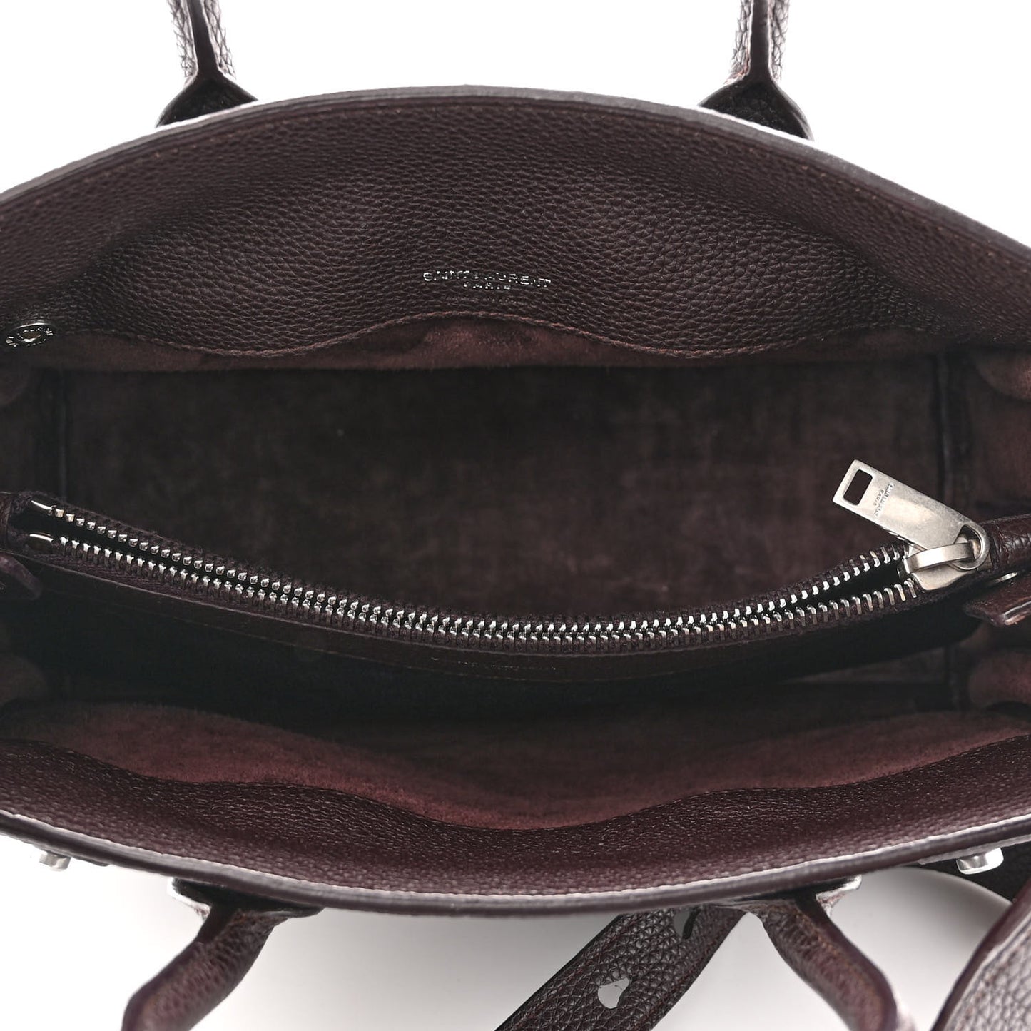 Grained Calfskin Baby Supple Sac De Jour Bordeaux