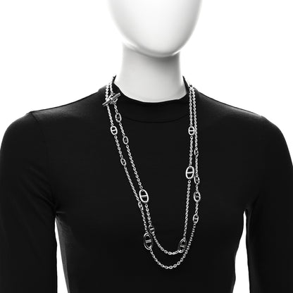 Hermes Sterling Silver Farandole Necklace 160 2 of 6