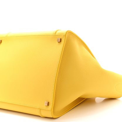 Celine Grained Calfskin Medium Phantom Luggage Yellow 10 of 10