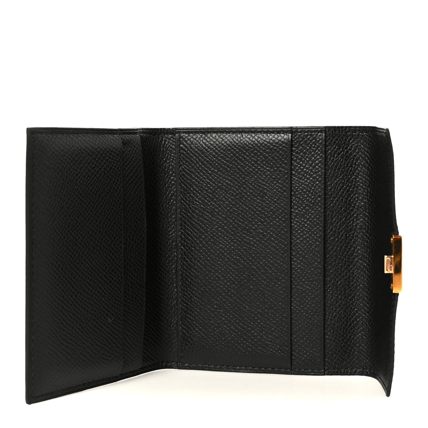 Hermes Epsom Clic Mini Card Holder Black 5 of 10