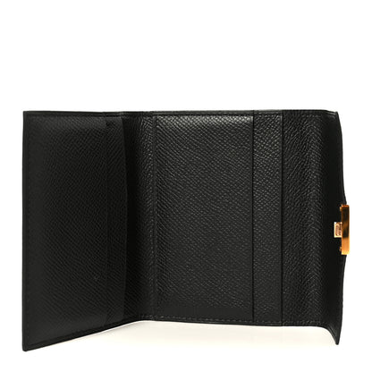 Hermes Epsom Clic Mini Card Holder Black 5 of 10