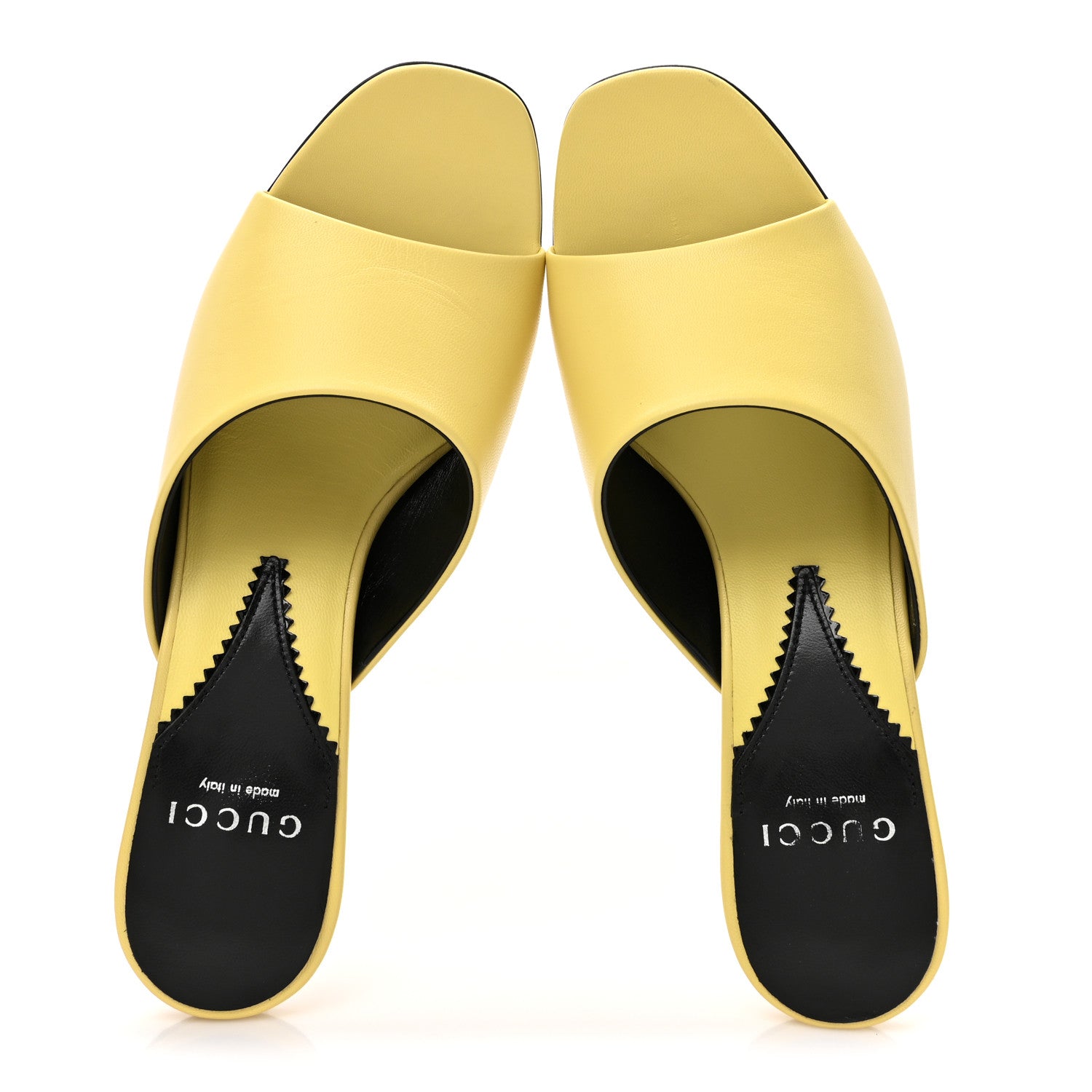 Gucci Malaga Kid Interlocking G Sandals 36.5 Banana 2 of 10