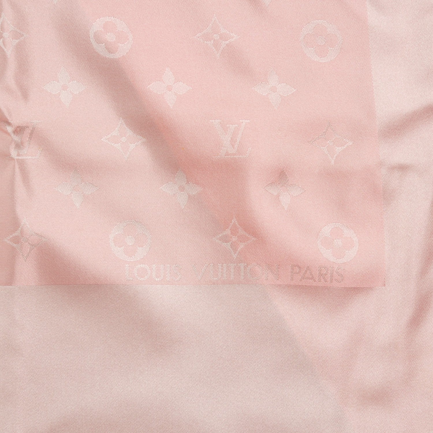 Louis Vuitton Silk Monogram Capri Scarf Pink 4 of 6