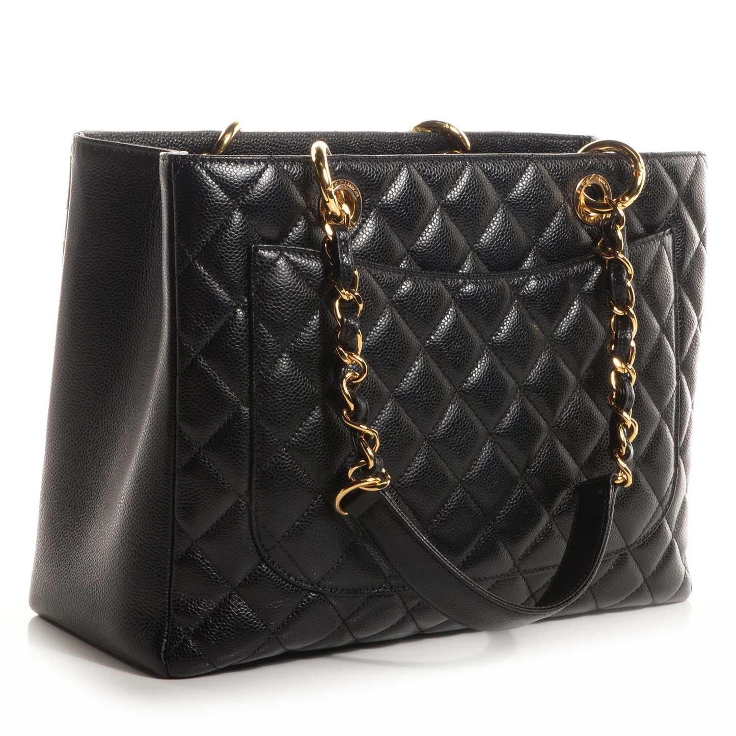 Caviar Grand Shopping Tote GST Black