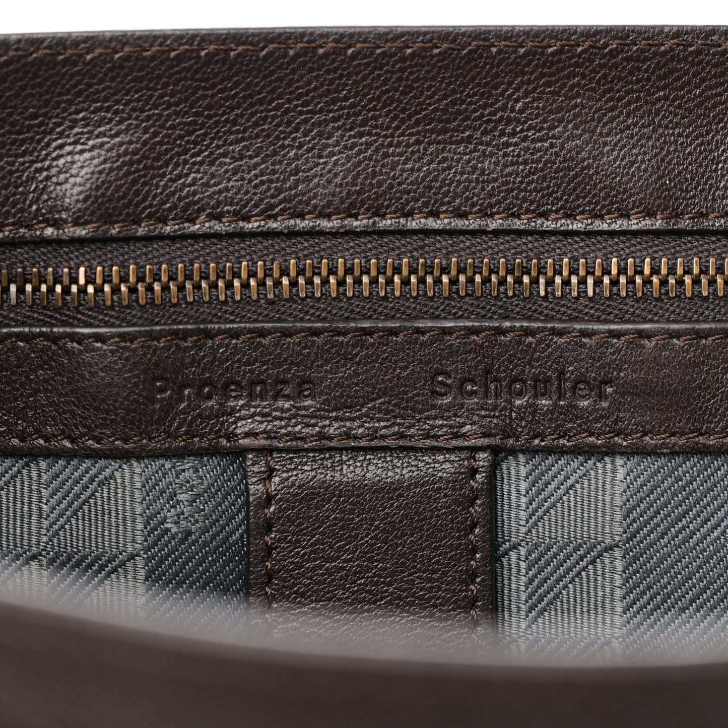 Lambskin Medium PS1 Satchel Dark Chocolate