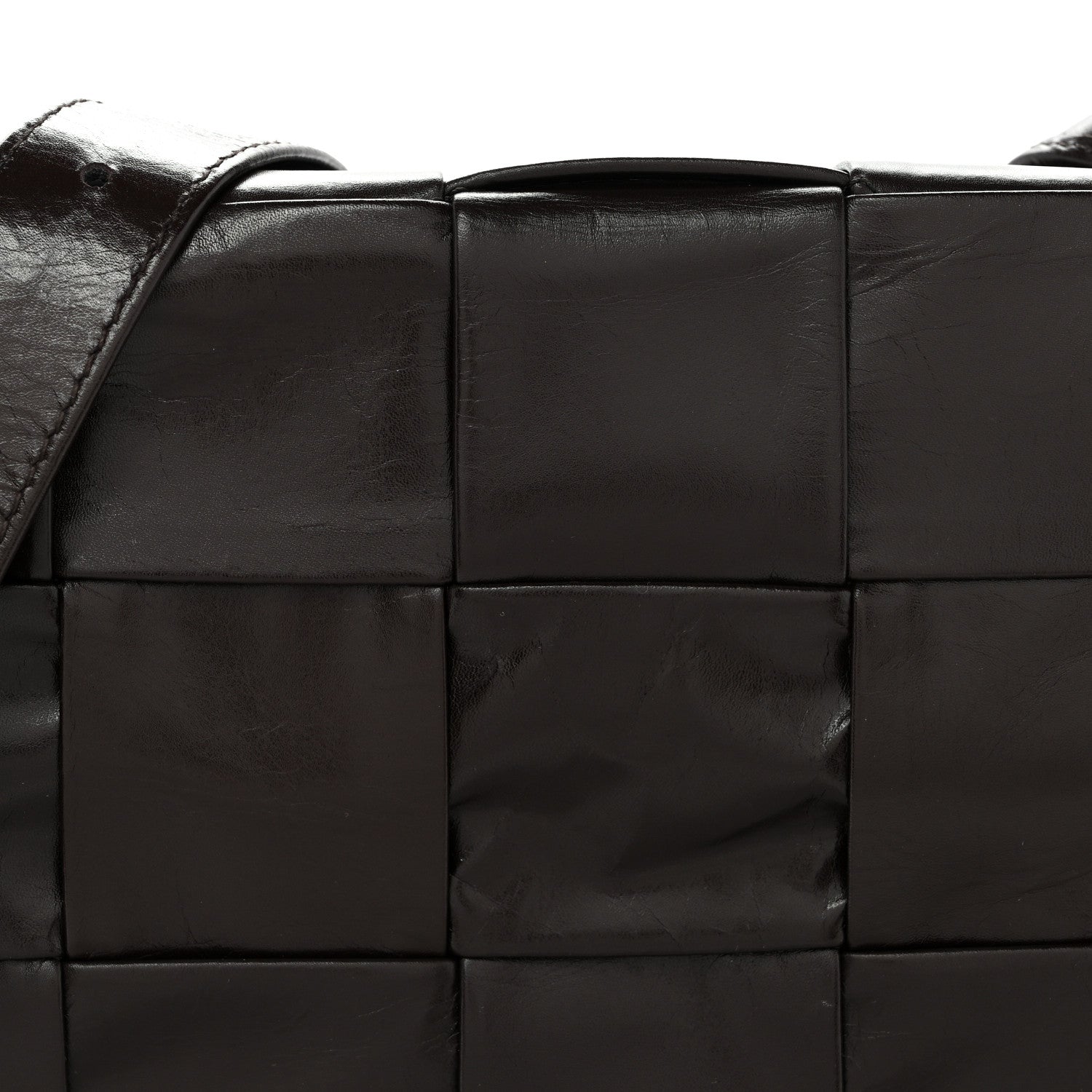 Bottega Veneta Paper Calfskin Maxi Intreccio Cassette Crossbody Bag Fondant 8 of 11