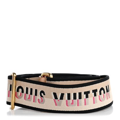 Louis Vuitton Jacquard Speedy Bandouliere 20 Shoulder Strap Black 2 of 3