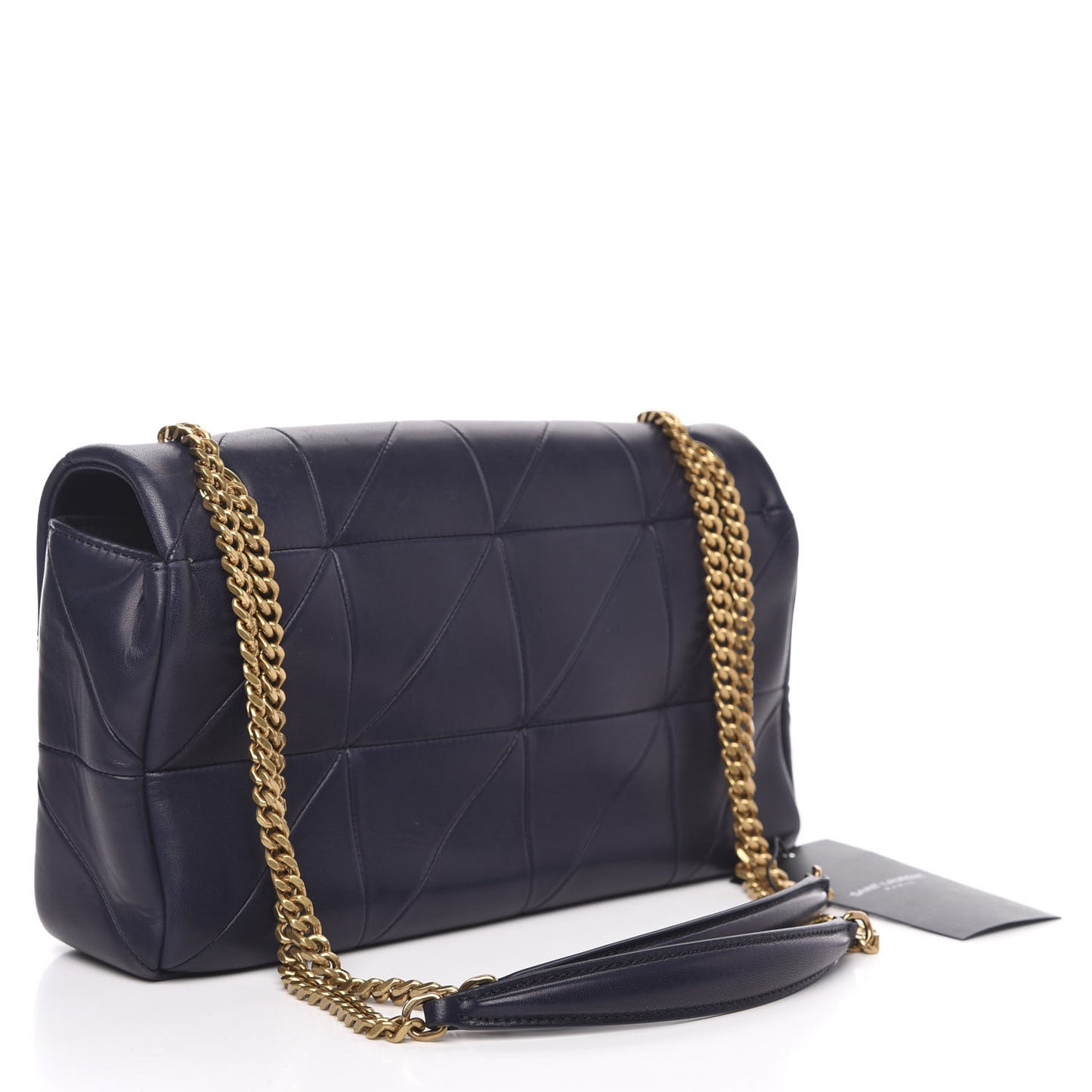 Lambskin Patchwork Monogram Medium Jamie Dark Notte