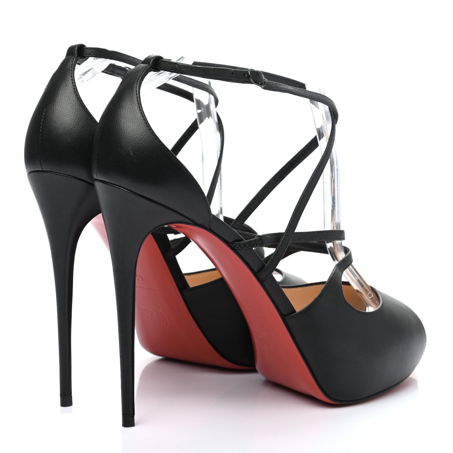 Christian Louboutin Nappa Holly Alta 120 Pumps 41 Black 4 of 8