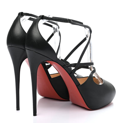 Christian Louboutin Nappa Holly Alta 120 Pumps 41 Black 4 of 8