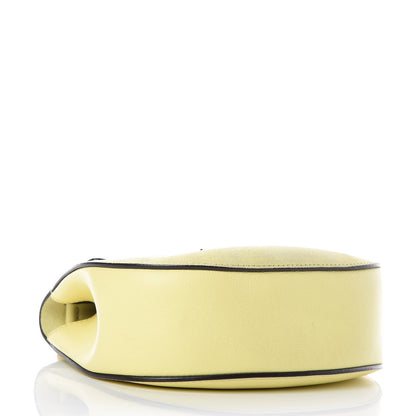 Chloe Suede Smooth Calfskin Mini Drew Shoulder Bag Lemonade 4 of 10