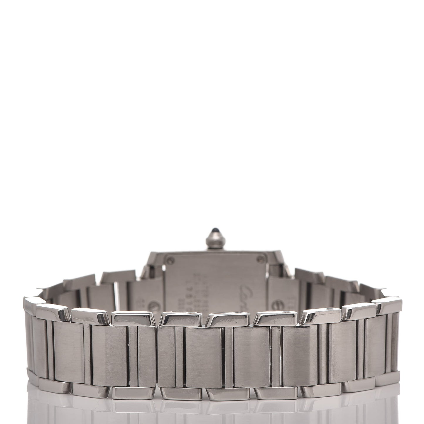 Stainless Steel 20mm Tank Francaise Quartz Watch