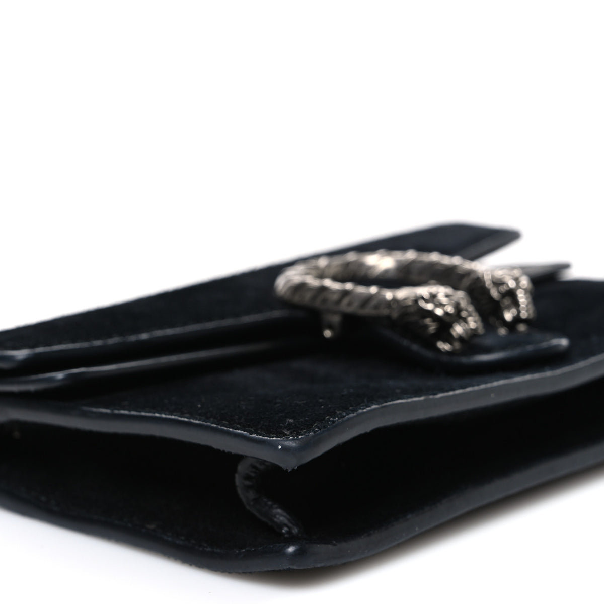 Gucci Suede Super Mini Dionysus Shoulder Bag Black 15 of 17
