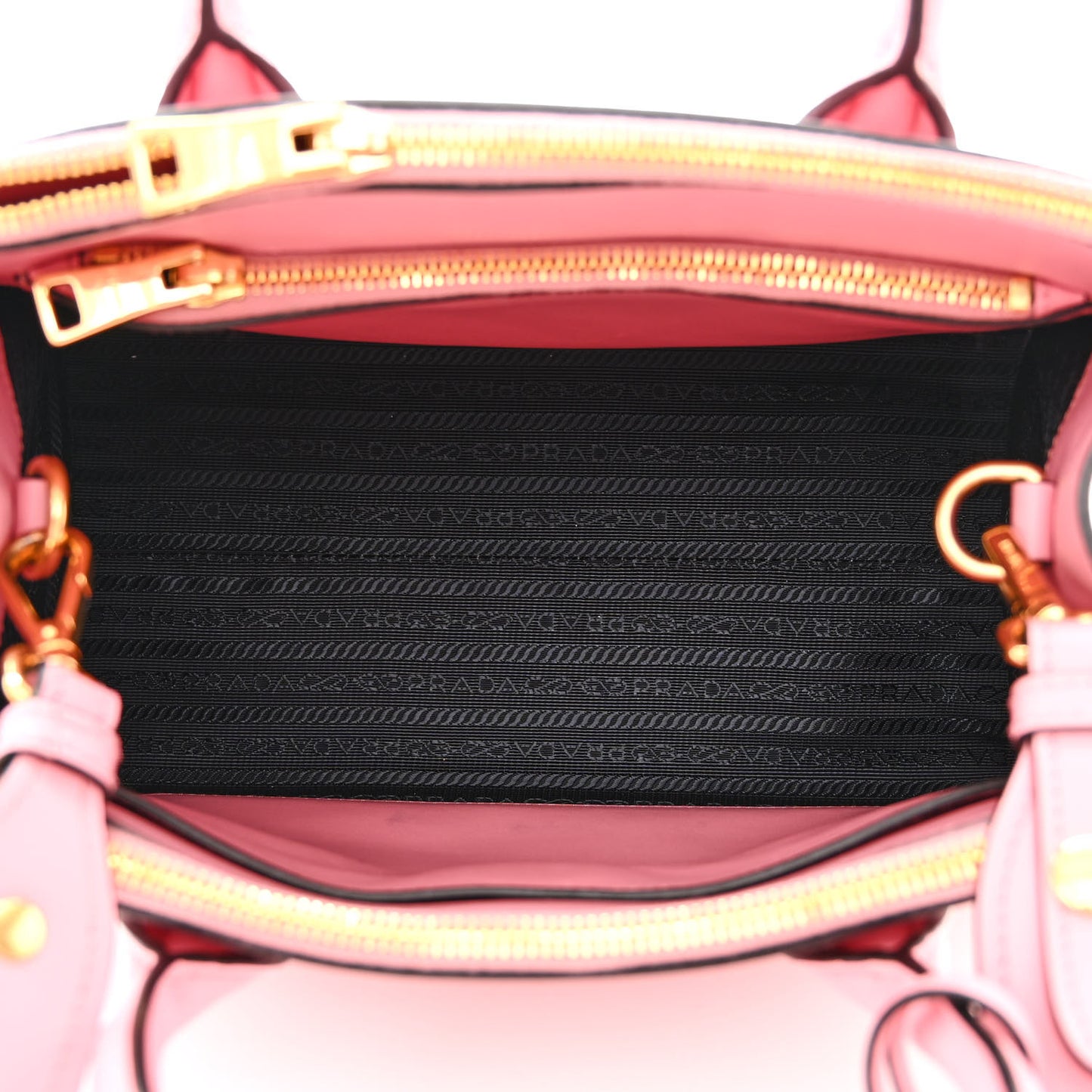Saffiano City Calfskin Medium Esplanade Tote Pink