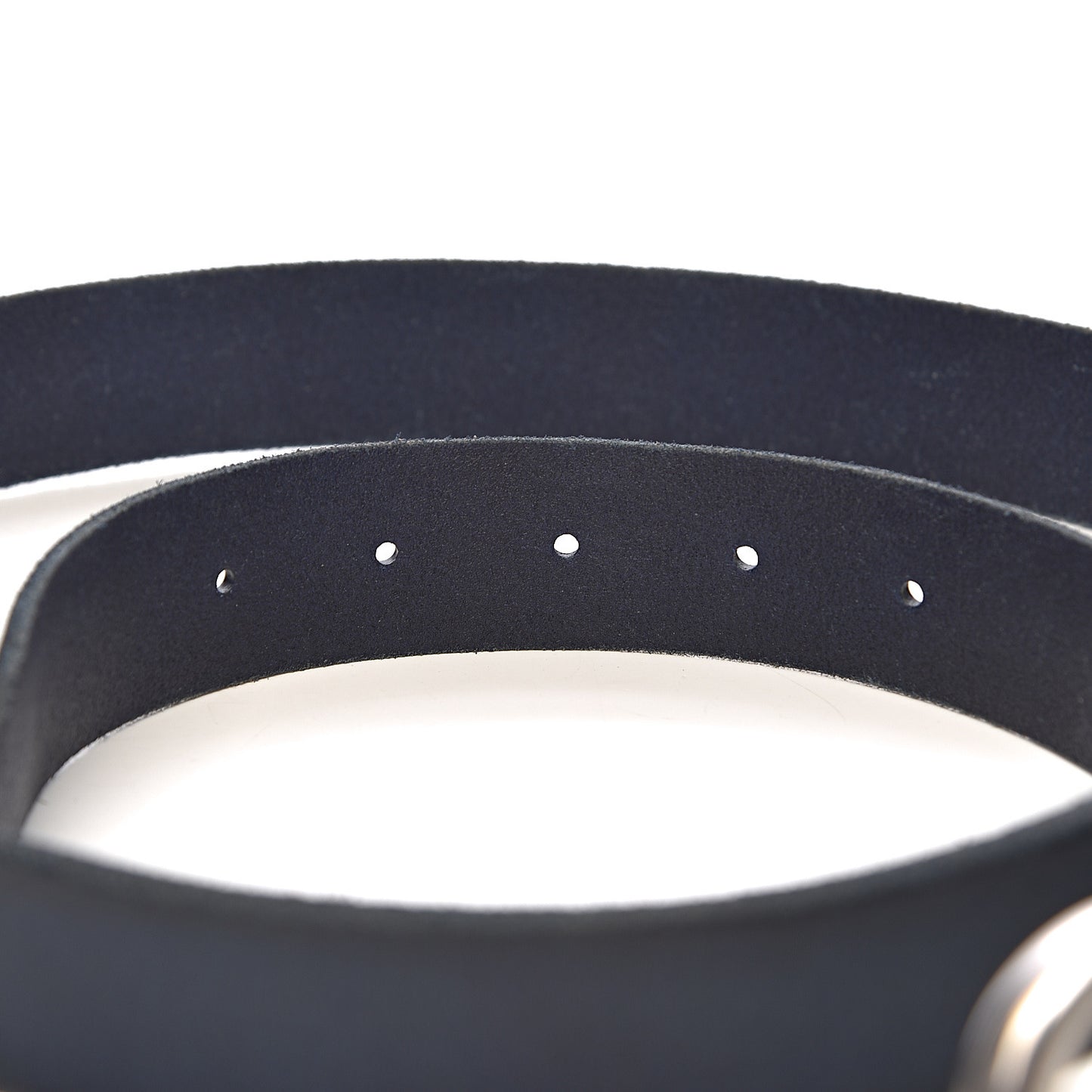 Cuoio Toscano Nickel Double G 30mm Belt 100 40 Blue