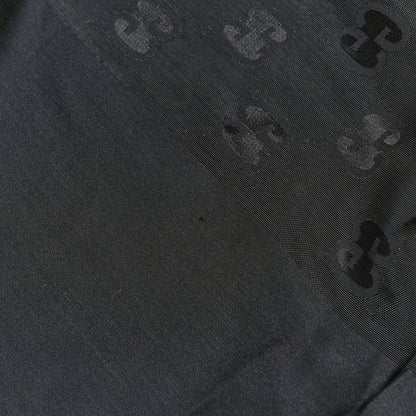 Gucci Viscose Modal GG Monogram Square Shawl Black 4 of 4