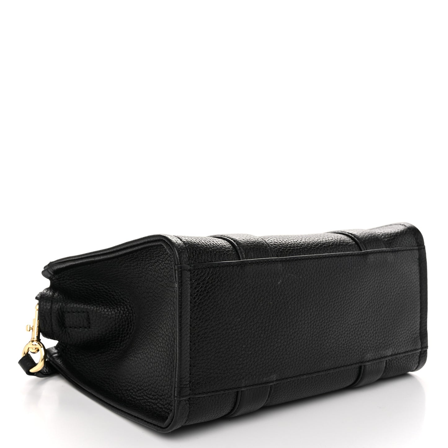 Grained Calfskin Small The Tote Bag Black
