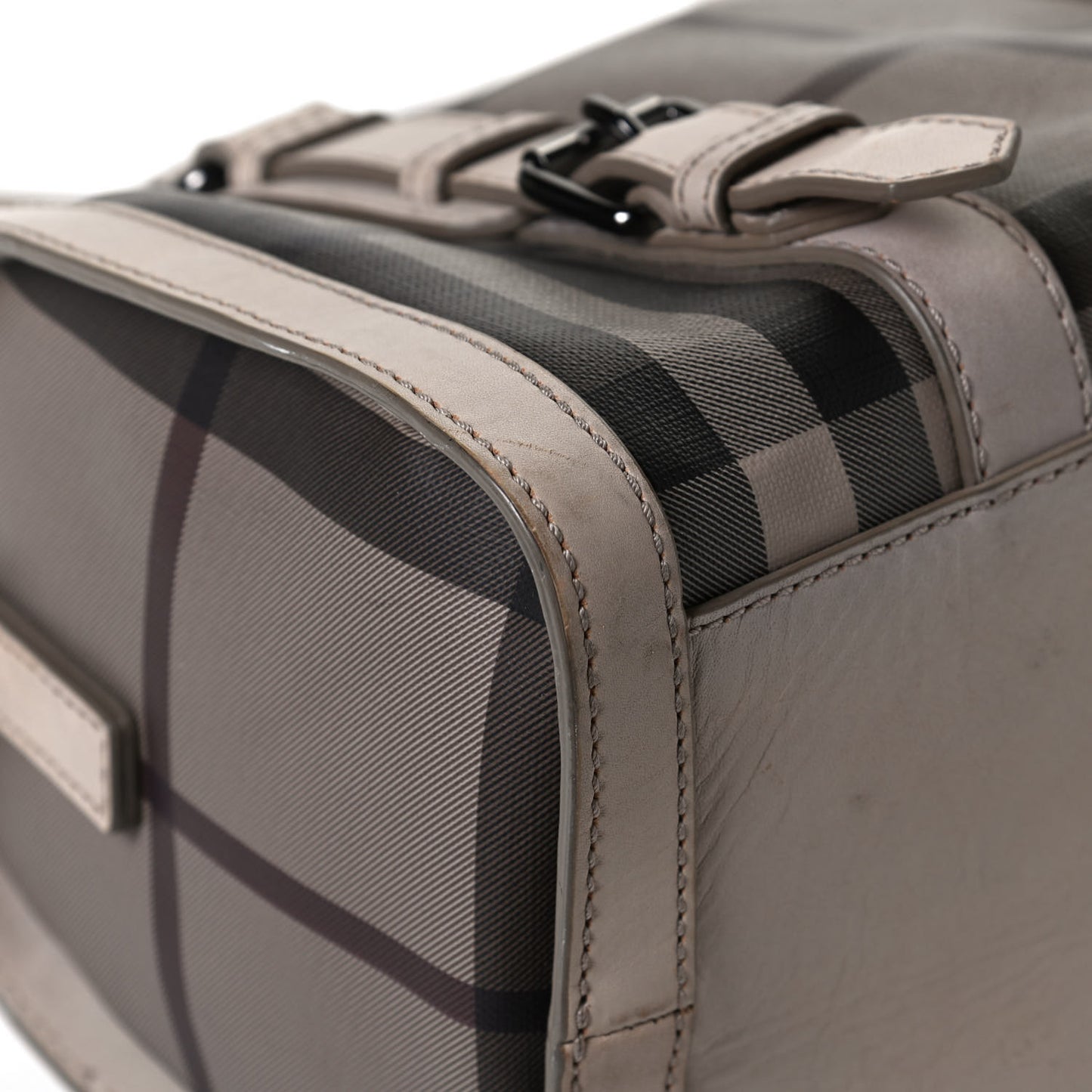 Smoked Check Small Chester Bowling Bag Trench