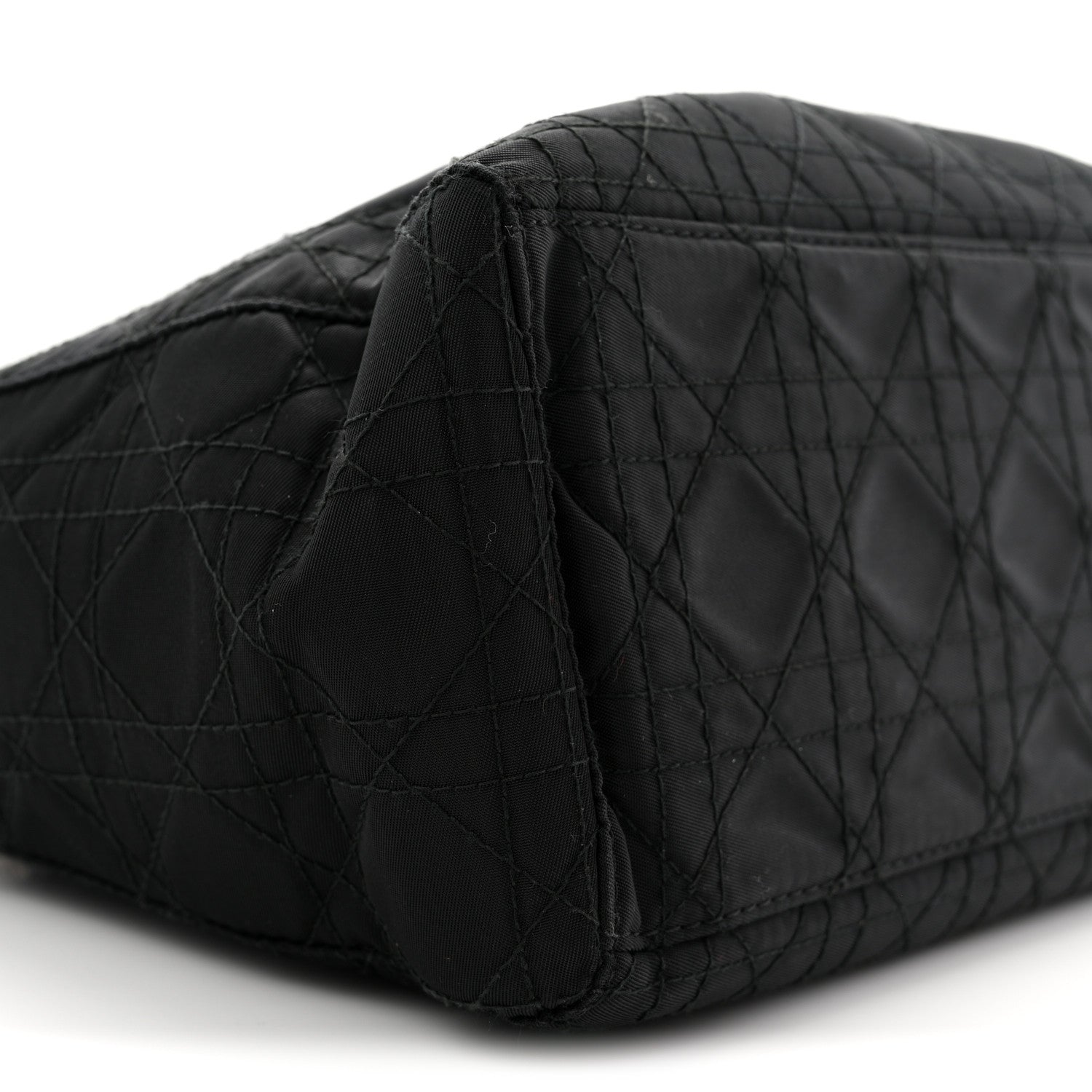 Christian Dior Nylon Cannage Medium Lady Dior Black 9 of 11