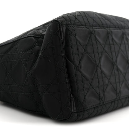 Christian Dior Nylon Cannage Medium Lady Dior Black 9 of 11