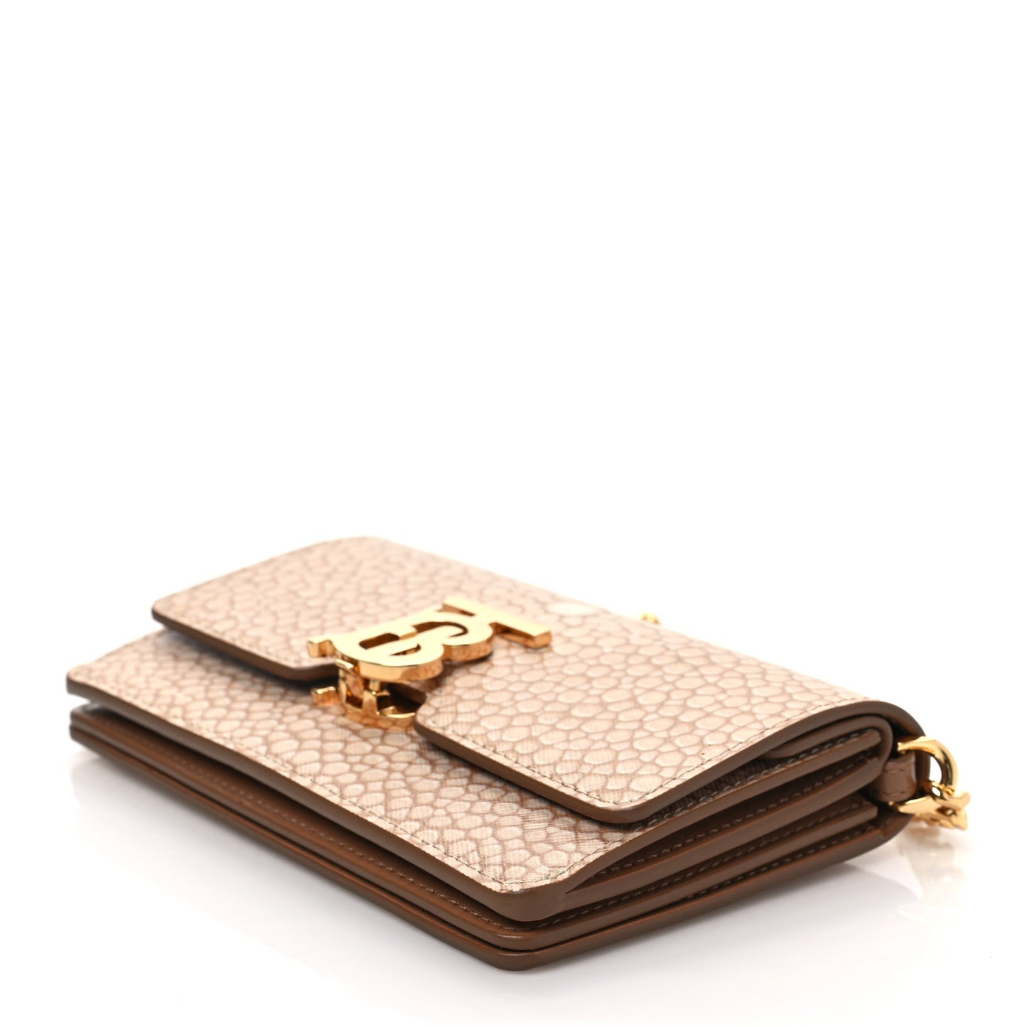 Calfskin Stingray Print Small TB Chain Bag Light Sand